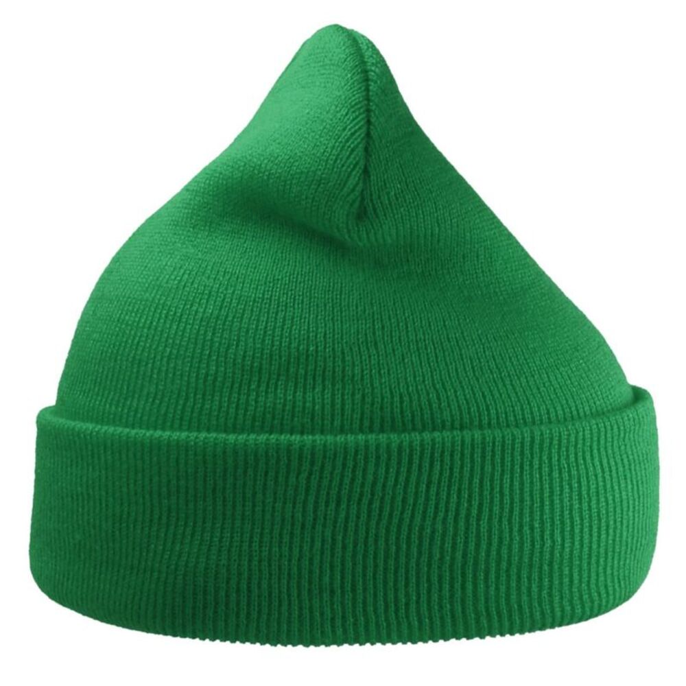 Atlantis Unisex Adult Wind Recycled Cuffed Beanie / Green